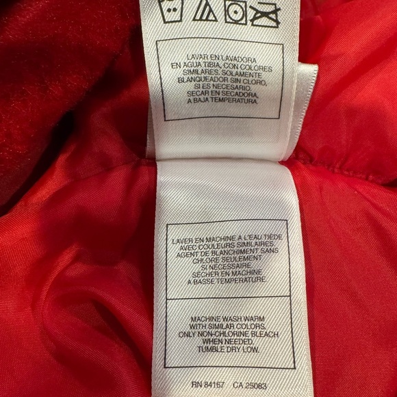 Disney Store Winnie the Pooh Red Jacket Kids 4/5 Eeyore Embroidered 90s Y2K - Picture 8 of 8